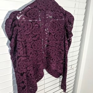 Bebe Fishnet Blouse